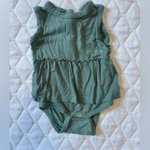 spearmint love 0-3 month onesie dress